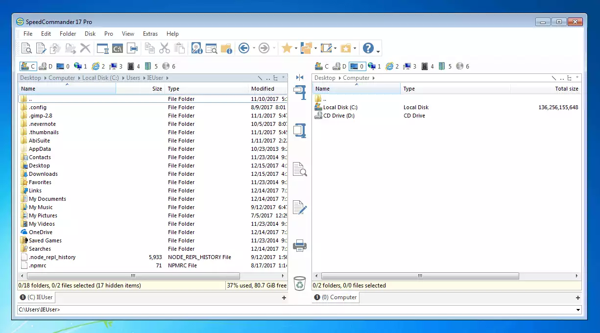 SpeedCommander Pengelola File Windows