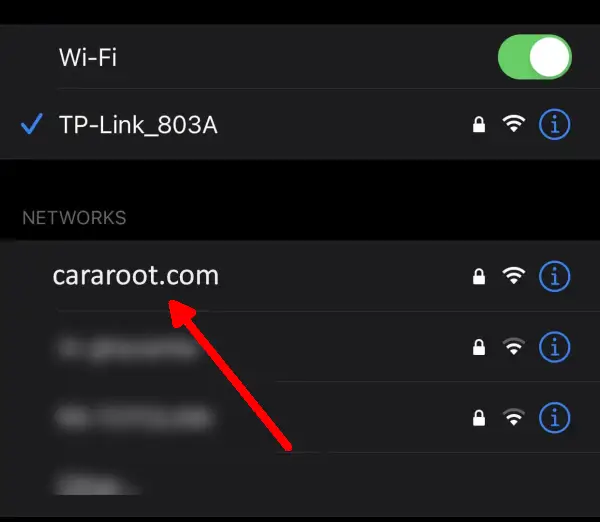 Menghubungkan Ponsel ke Hotspot